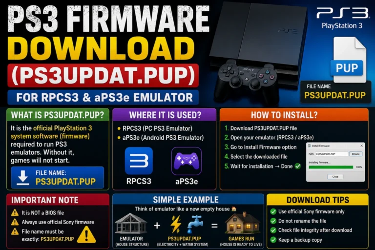 Download PS3 BIOS firmware file